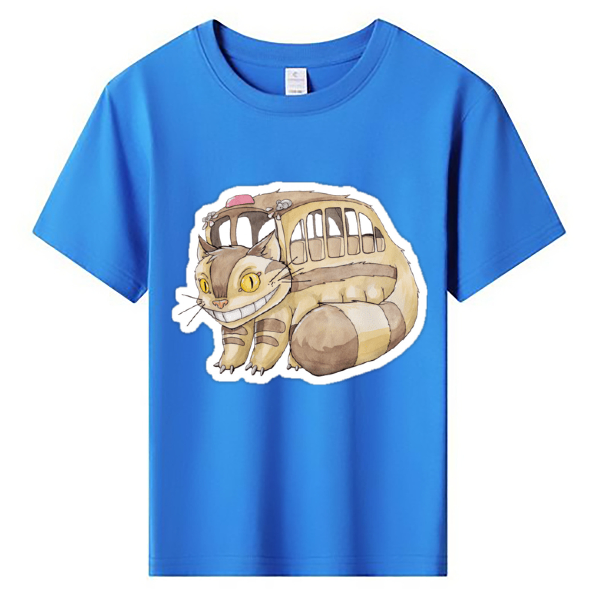 （画像用） となりのトトロ 草壁メイ 草壁サツキ My Neighbor Totoro Satsuki Kusakabe Mei Kusakabe 綿100％キッズTシャツ（フロントプリント）